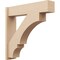 Ekena Millwork 7 1/2-in W x 32-in D x 32-in H Balboa Block Rough Cedar Woodgrain TimberThane Outlooker, Primed Tan OUTUR075X32X32BOA44RCPR - alternate 1